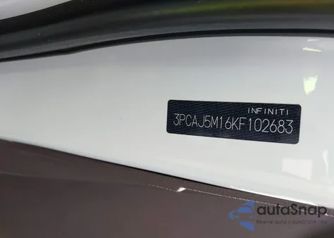 2019 Infiniti Qx50 z USA, uszkodzony, nr VIN 3PCAJ5M16KF102683